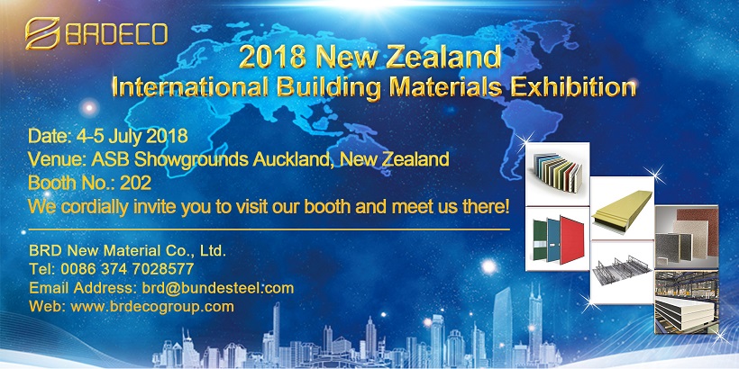 BRD asistirá a la exposición de materiales de construcción de Nueva Zelanda 2018