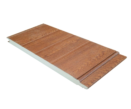 Panel de puerta de garaje aislado de madera - Compre puerta de garaje